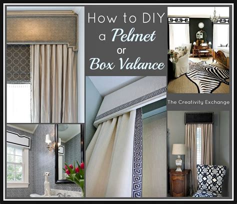 how to build a valance with metal brackets|box valance ideas.